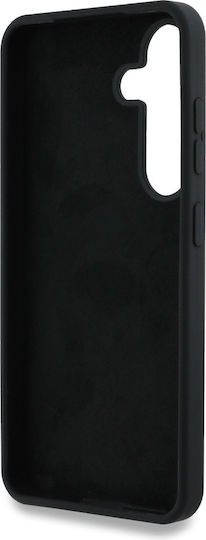 Guess Metal Logo Umschlag Rückseite Silikon Schwarz (Galaxy S25 Ultra,Samsung S25 Ultra)