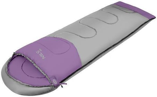 Nils Sleeping Bag Μονό Καλοκαιρινό Gray-purple