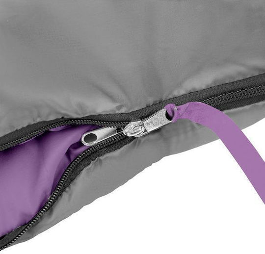 Nils Sleeping Bag Μονό Καλοκαιρινό Gray-purple