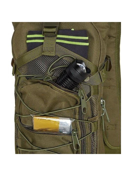 Nils Ορειβατικό Σακίδιο 15lt Αδιάβροχο Πράσινο Daypack