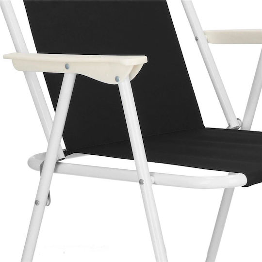 Chair Beach Black 52x73cm