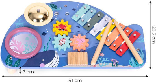 Ecotoys Musikinstrument aus Holz mit Musik und Geräuschen