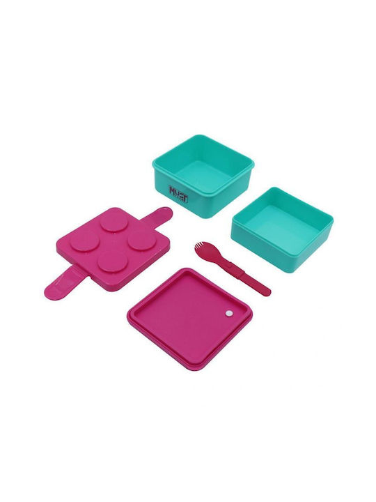 Must Team Cutie pentru Mâncare Silicon Verde Potrivit pentru Cuptor cu Microunde 850ml 1buc