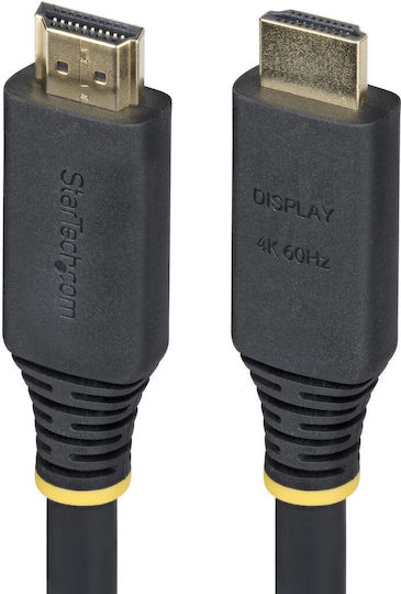 StarTech HDMI 2.0 Premium High Speed 4K 60Hz HDR Cable HDMI male - HDMI male 10m Μαύρο