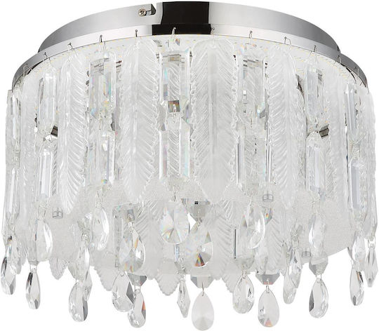 Globo Lighting Πλαφονιέρα Οροφής Διάφανη
