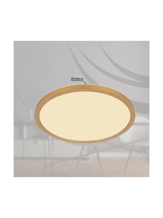 Globo Lighting Sapana Таванно осветление Баня Бяла с Вграден LED