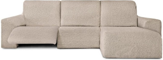 Eysa Roc Ελαστικό Κάλυμμα Γωνιακού Καναπέ C/00 Light Beige 250εκ.