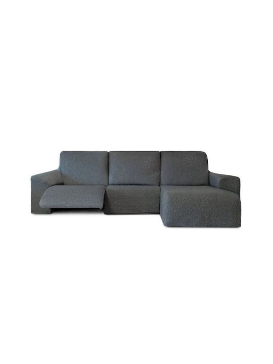 Eysa Roc Ελαστικό Κάλυμμα Γωνιακού Καναπέ C/16 Anthracite 250εκ.