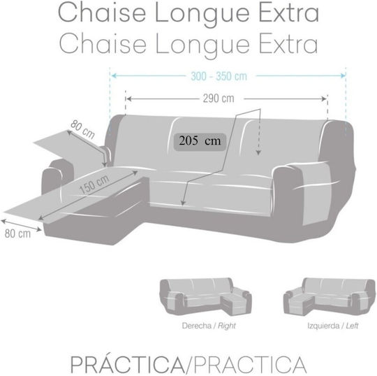Eysa Oslo Husa Elastică Canapea De Colț C03 Albastră 350cm Eysa Oslo Husa Elastică Canapea De Colț C03 Albastră 350cm