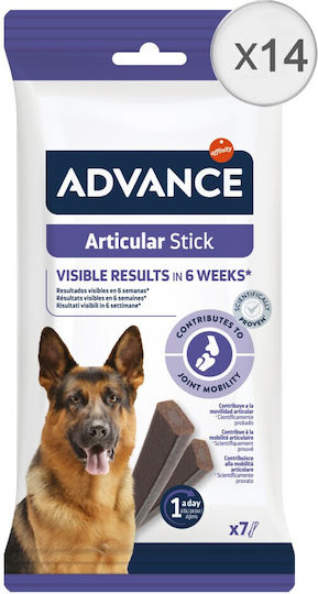 Advance Sticks für Hunde mit Fleisch und Getreide 14 Verpackungen x 155gr