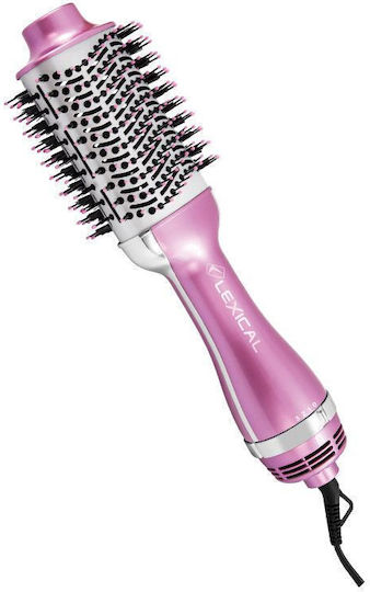 Lexical Keramik Elektrische Haarbürste mit Luft für Haarglättung und Locken 1200W