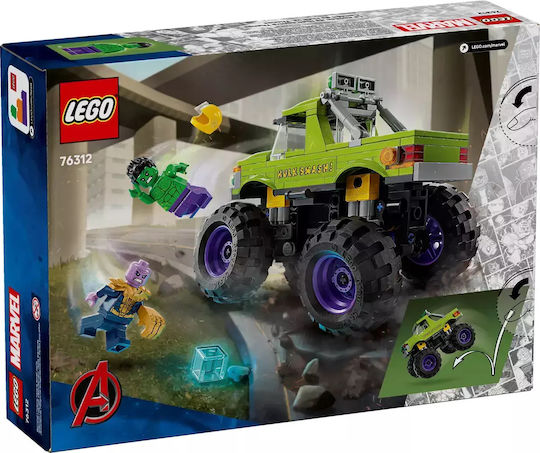 LEGO Marvel The Hulk Truck vs. Thanos για 7+ Ετών 229τμχ