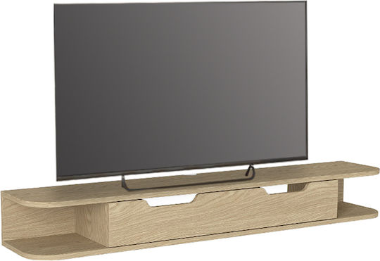 TV Stand Noland with LED Lighting Rota Oak L150xD35xH19.2cm