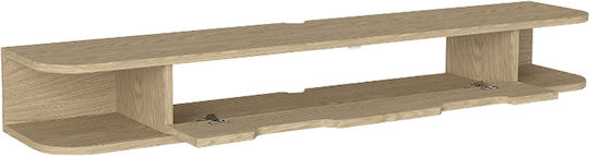 TV Stand Noland with LED Lighting Rota Oak L150xD35xH19.2cm