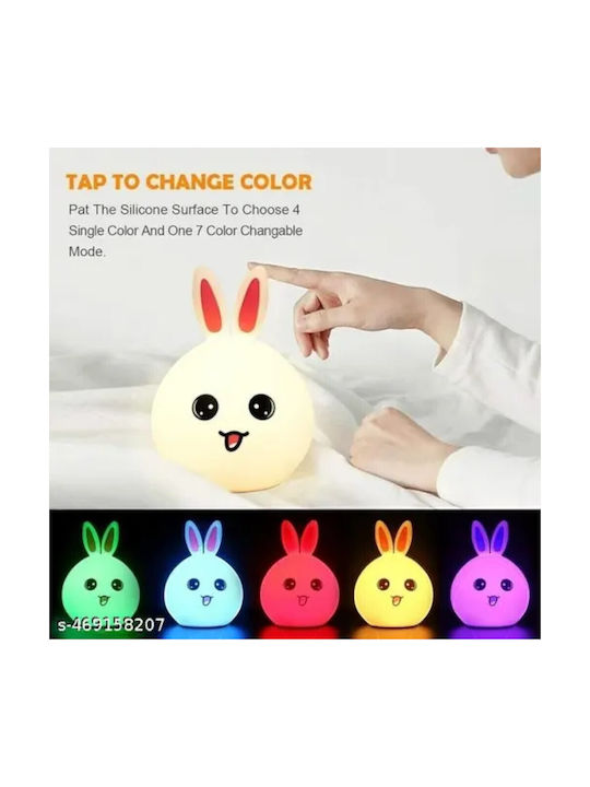 Led Kids Decorative Lamp with Color Changes Pink 16.3x12x10.8εκ.
