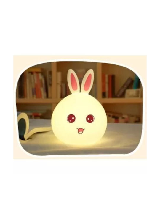 Led Kids Decorative Lamp with Color Changes Pink 16.3x12x10.8εκ.