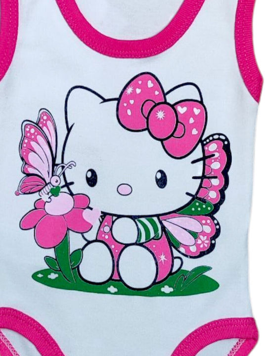 Babydom Module Prosoape Albe Cu Detalii Fucsia