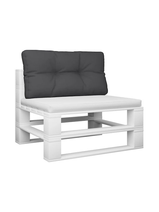 vidaXL Waterproof Bench Cushion for Palette with Black Colour 40x80cm