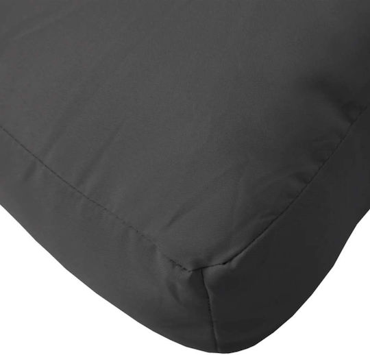vidaXL Pernă Waterproof Pentru Bancă De Perne Pentru Scaune De Grădină Neagră 40x80cm