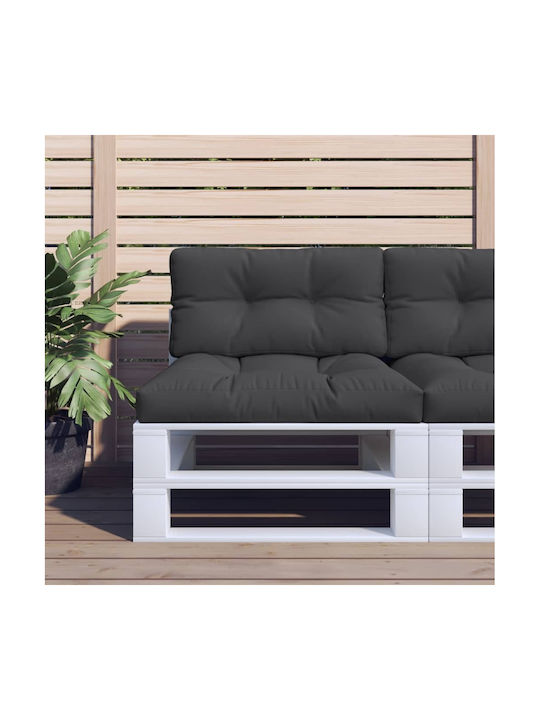 vidaXL Waterproof Bench Cushion for Palette with Black Colour 40x80cm