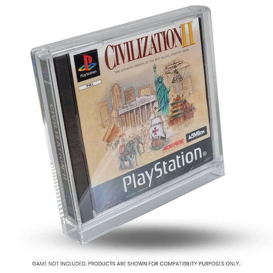 Evoretro Premium Acrylic Case Playstation 1/single Cd Pack 2