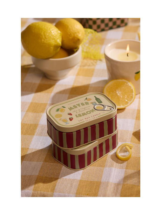 Meyer Lemon Φυτικό Κερί 127gr Μεταλλικό Δοχείο-κονσέρβα Bistro Lemon Paddywax