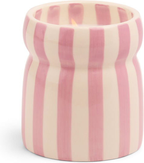 Grecian Sand Plant-Based Candle 184g Lilac Striped Ceramic Jar Cabana Paddywax Grecian Sand Plant-Based Candle 184g Lilac Striped Ceramic Jar Cabana Paddywax