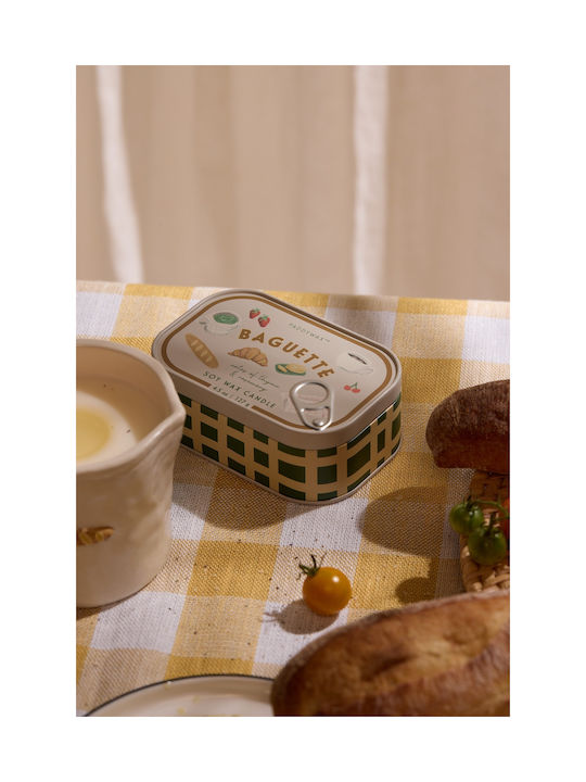 Rosemary Thyme Φυτικό Κερί 127gr Μεταλλικό Δοχείο-κονσέρβα Bistro French Baguette Paddywax