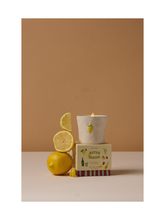 Meyer-Zitrone Pflanzenwachs 226g Keramikglas Bistro Zitrone Paddywax