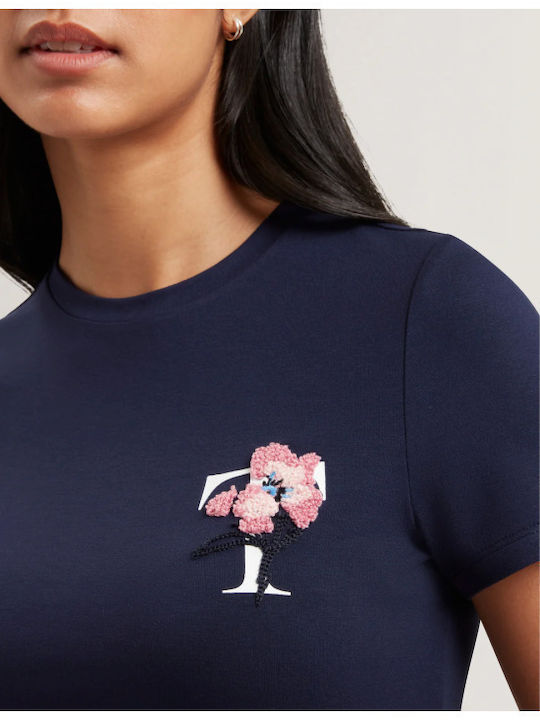 Damen T-Shirt Blue