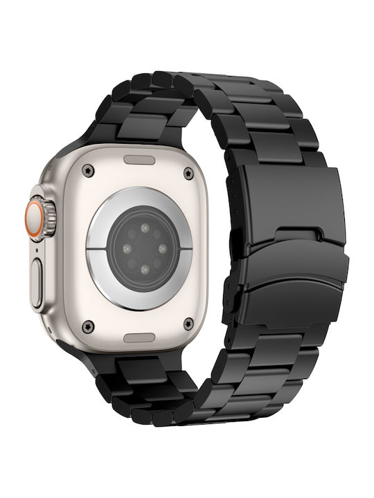 Apple Watch Series 10 46mm Metal Alloy Titanium Bezel Three Beads Black