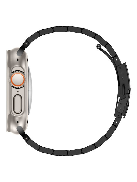 Apple Watch Series 10 46mm Metal Alloy Titanium Bezel Three Beads Black