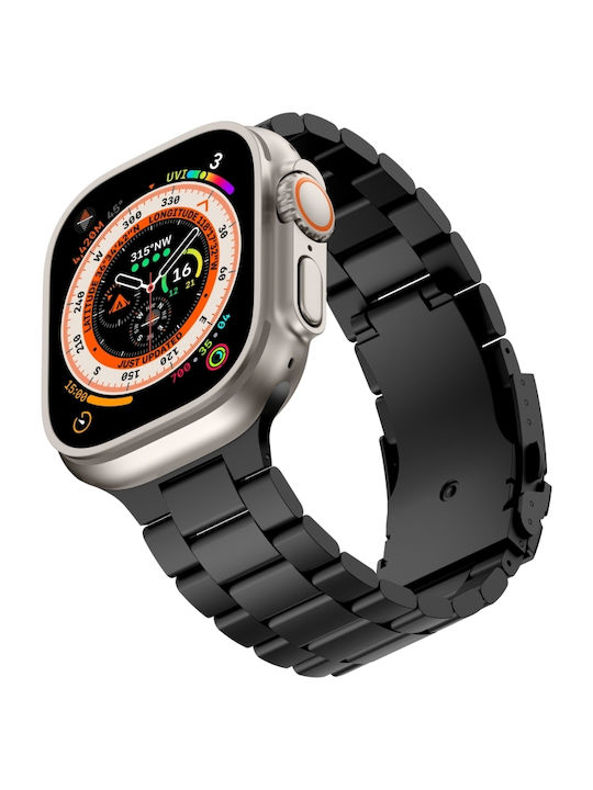 Apple Watch Series 10 46mm Metal Alloy Titanium Bezel Three Beads Black