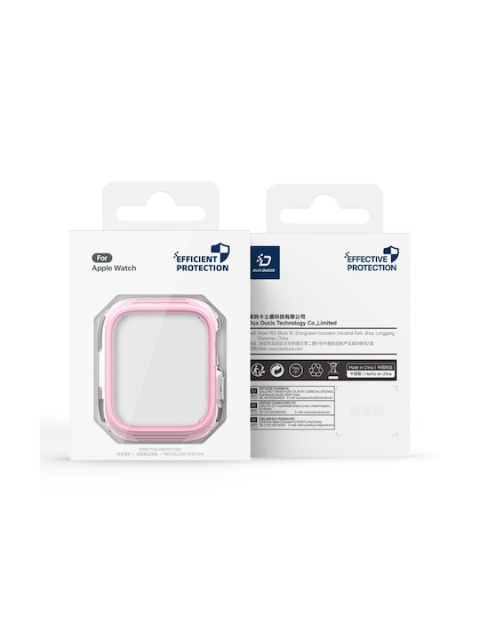 Series Θήκη Σιλικόνης σε Ροζ χρώμα για Apple Watch Series 10 46mm