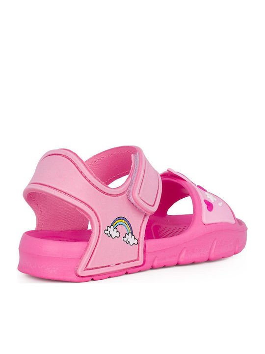 Unicorn Children's Anatomical Beach Shoes Pink