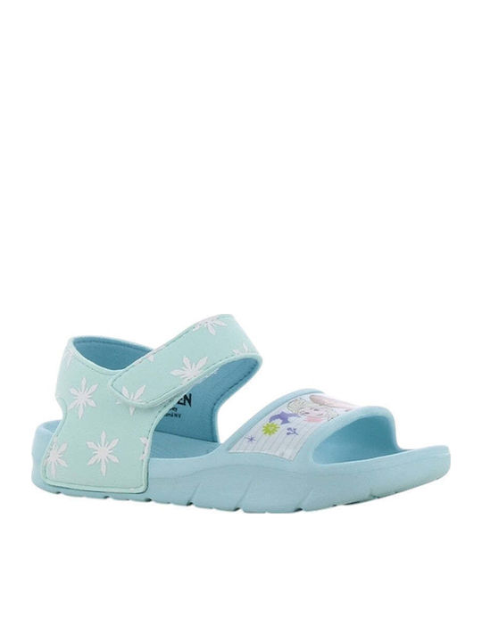 Frozen Children's Beach Shoes Light Blue