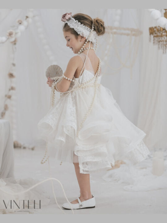 Vinteli Weiß Taufkleid