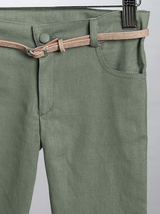 Costum de botez pentru băiat Olive-Cream 2913-3 New Life Nl-2913-3