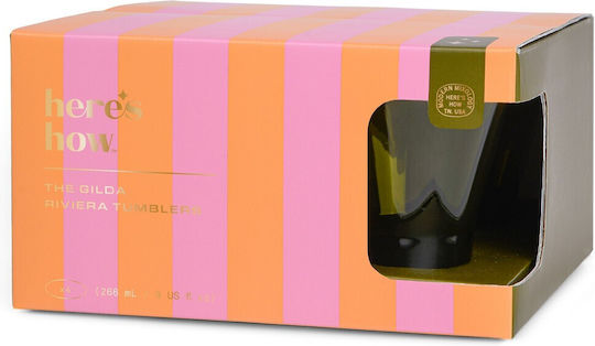Here's How Satz Brillen Wasser / Cocktail Kunststoff 266ml 4 Stück
