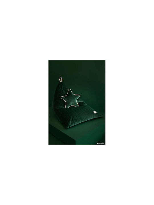 Samtsternkissen Aristote 40*40cm Dschungelgrün