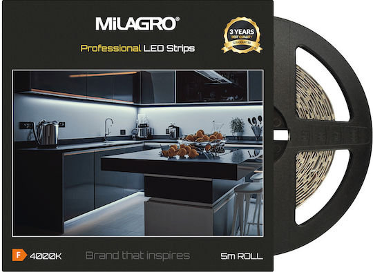 Eko Light Ταινία LED Φυσικό Λευκό Φως 5m