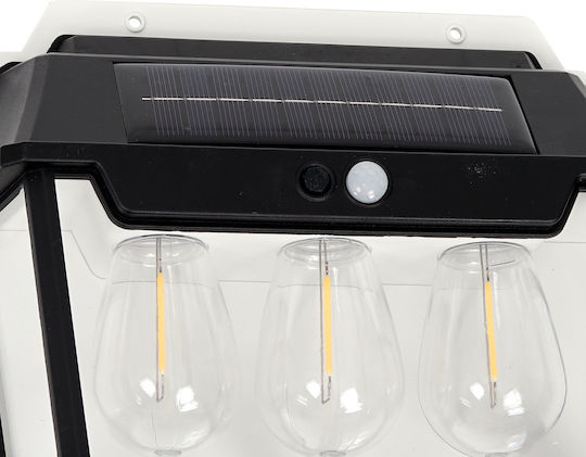 Dreifache Solar-Wandleuchte Filo 3000k