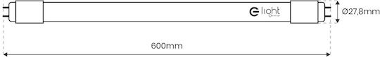 Eko Light Λάμπα LED 6.5W 60εκ. Θερμό Λευκό 900lm