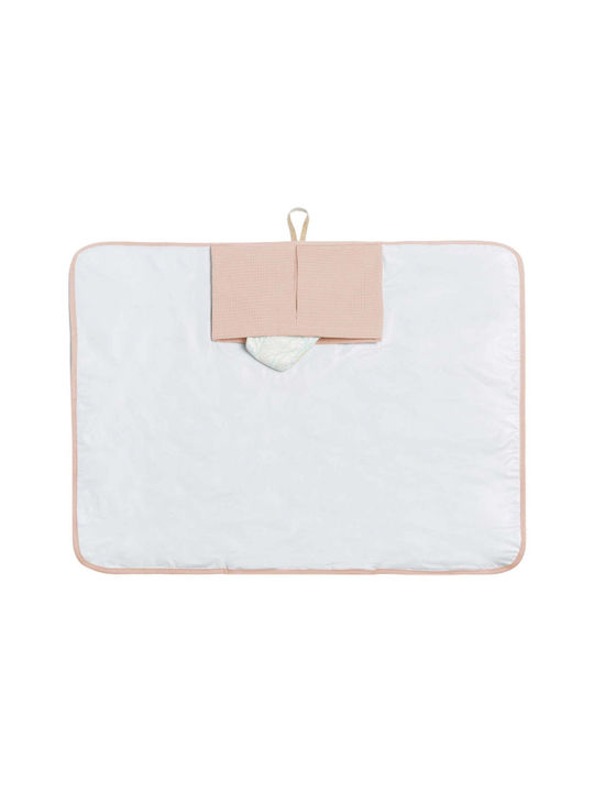 Nobodinoz Portable Changing Pad made of Fabric Mauve Pink