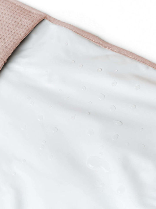 Nobodinoz Portable Changing Pad made of Fabric Mauve Pink