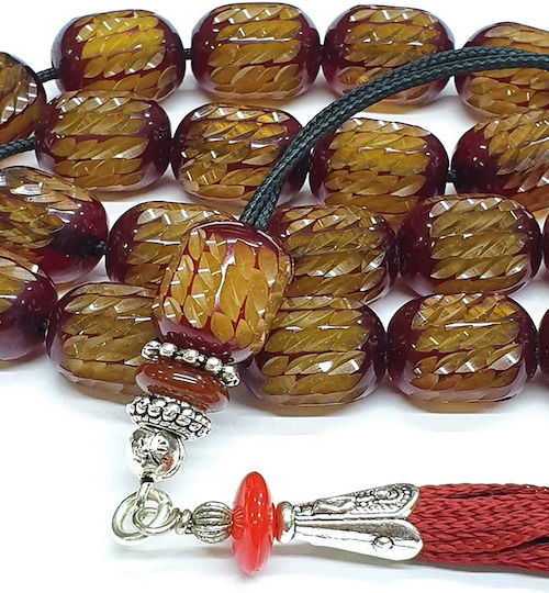 Roloi Komboloi Graven Mastic Worry Beads Multicolour 34cm