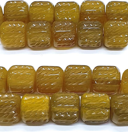 Roloi Komboloi Graven Mastic Worry Beads Yellow 36cm