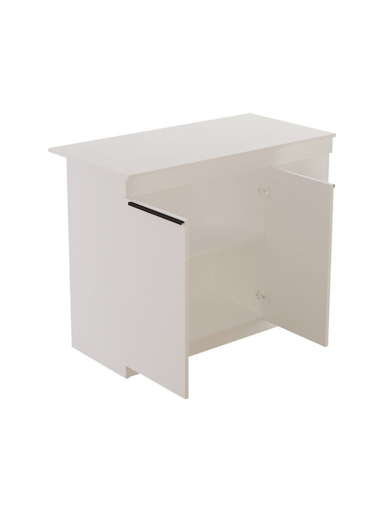Kogile Table Kitchen Wooden White 120x60x88.2cm