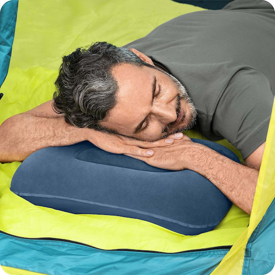 Bestway Camping Pillow Velvet 42x26cm Gray