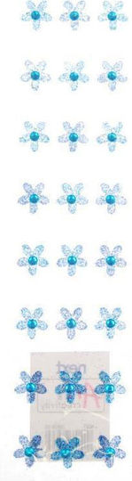 Next Decorative Element for DIY Crafts Blue 24pcs
